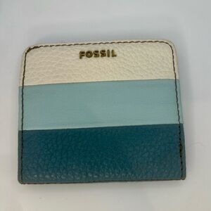 FOSSIL "MADISON BIFOLD " Leather WALLET COIN PURSE